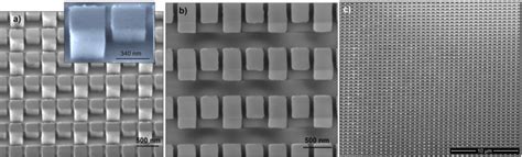 SEM Images Of Chiral Metasurfaces Taken Before The Last SiO 2