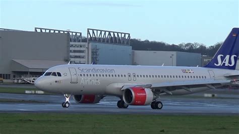 New Sas Airbus A Neo First Testflight At Airbus Plant Hamburg Ei