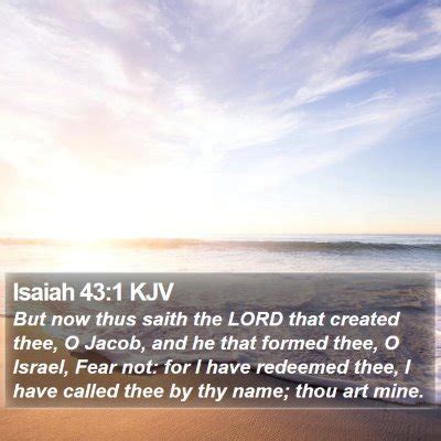 Isaiah 43 Scripture Images - Isaiah Chapter 43 KJV Bible Verse Pictures