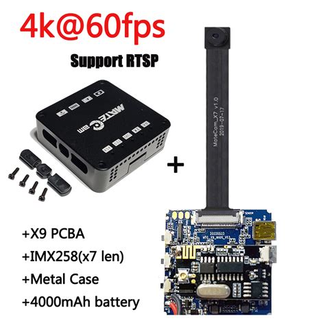 Wholesale 4K FHD 60FPS WiFi Mini Spy Cam Matecam X9 PCB With IMX258