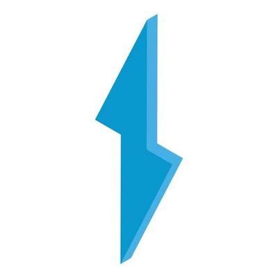 Blue Lightning Bolt Vector Art, Icons, and Graphics for Free Download