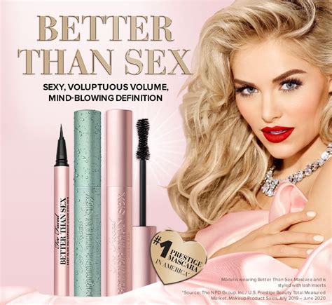 Better Than Sex Mascara Eyeliner Collection Toofaced