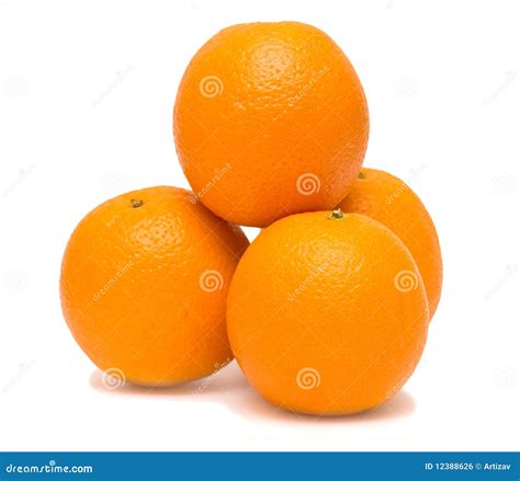 Stack Of Oranges Stock Photo Image Of Gourmet Orange 12388626