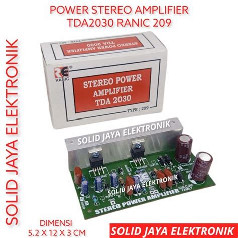 Jual Kit Power Amplifier Stereo Tda Tda Plus Psu Elco Dioda