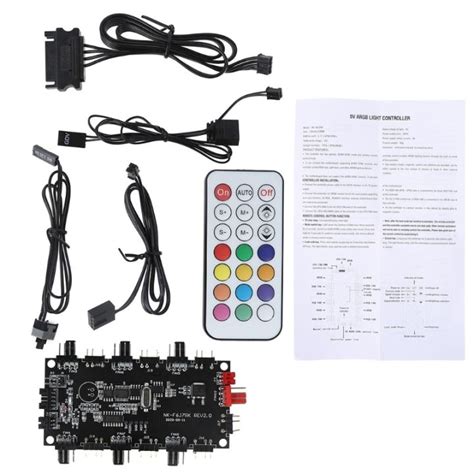 In Pwm Argb Controller Hub Ports V Pin Fan V Pin