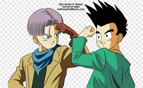 Gotenks Troncos Goku Vegeta Goku Amistad Humano Png Pngegg