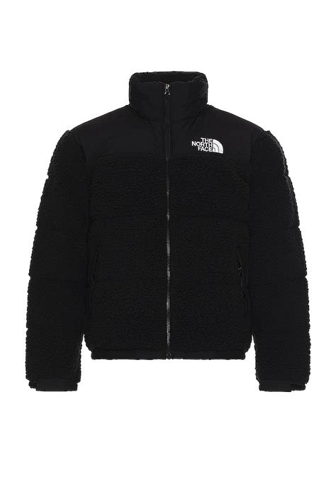 The North Face Sherpa Nuptse Jacket In Tnf Black Revolve