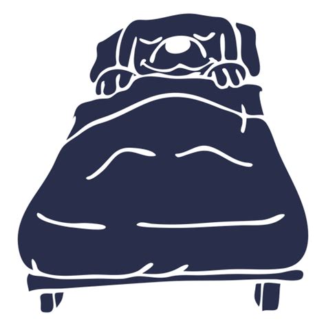 Dog Sleeping Bed Detailed Silhouette PNG & SVG Design For T-Shirts