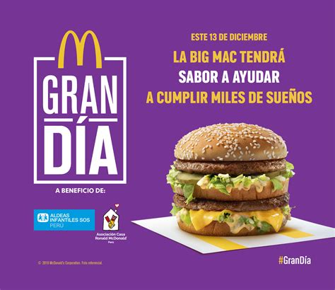 Un Gran D A Solidario Llega A Mcdonalds A Beneficio De Ni Os Y J Venes