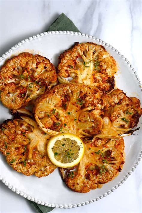 Grilled Cauliflower Steaks Alphafoodie