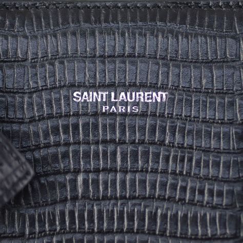 Saint Laurent Sac De Jour Baby Lizard Embossed