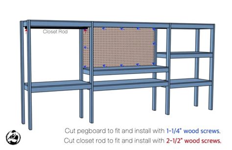 Storage Shelves With Workstation Rogue Engineer