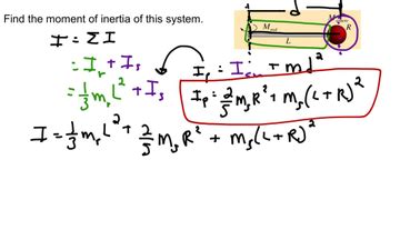 Moment Of Inertia - Rod And Sphere | Educreations