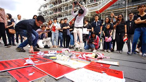 【逃犯條例】倫敦、巴黎有大批民眾集會 聲援香港市民