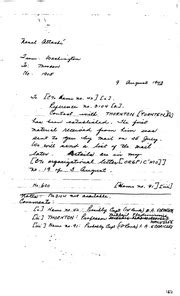 Complaint on letters received; and Technical data for the radio station ...