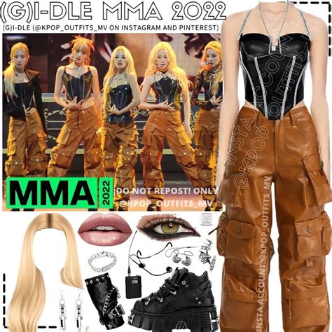 G I Dle Mma Soojin Inspired Outfit Kpop Outfits Mv On