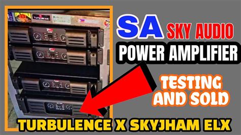 Hala Paubos Na Sa Bagong Power Amplifier Ni Skyjham Electronics