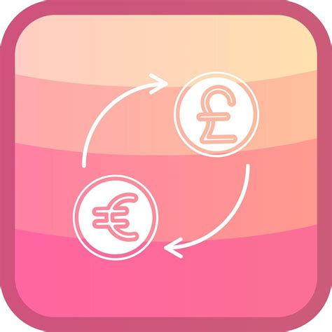 Currency Exchange Glyph Squre Colored Icon 37431609 Vector Art At Vecteezy