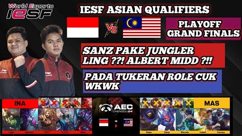 INDONESIA VS MALAYSIA GAME 1 IESF MLBB ASIA REGIONAL QUALIFIER GRAND