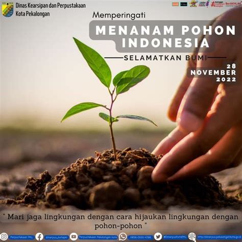 Hari Menanam Pohon Indonesia 2022 Dinas Kearsipan Dan Perpustakaan