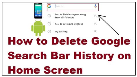 How To Delete Google Search Bar History - Loveshiteru