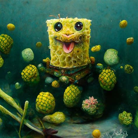 Hyper Realistic Spongebob Squarepants Midjourney