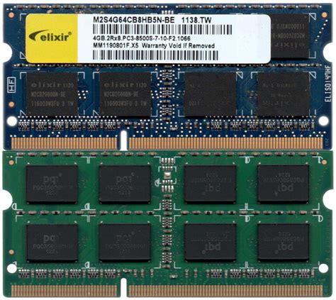 Yahoo オークション DDR3 1066 PC3 8500S 4GBx2枚 合計8GB ノートP