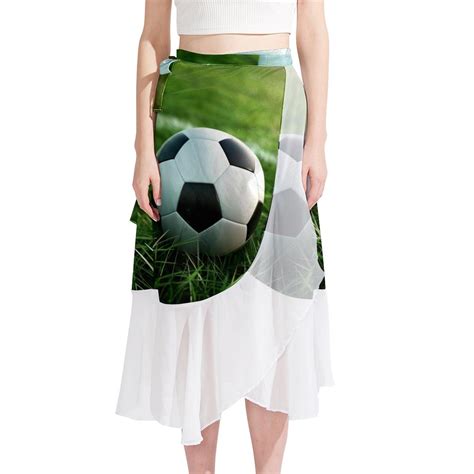 Beach Skirt Women Beach Sarong Sheer Bikini Wraps Football Field Modern Pattern Walmart