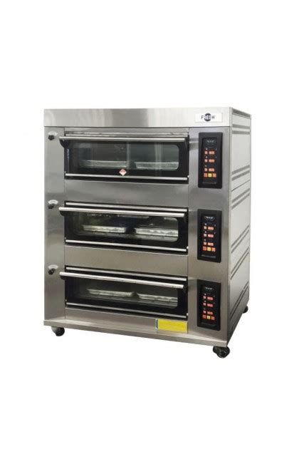 FRESH Gas Deck Oven With PID Control Panel YXY 90AI Cook Point