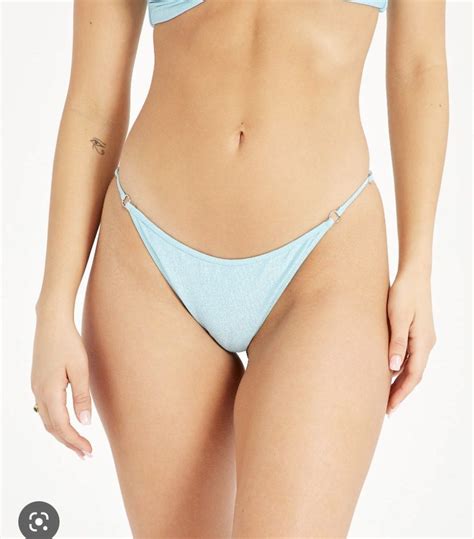 GLASSONS Baby Blue Bikini FULL SET Women S Fashion Swimwear Bikinis