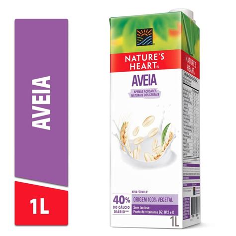 Natures Heart Aveia 1l Supermercado Savegnago