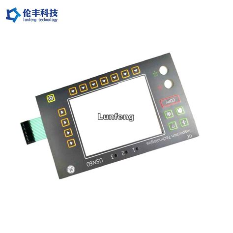 Backlight LED Membrane Switch Metal Dome Membrane Switch With Holes