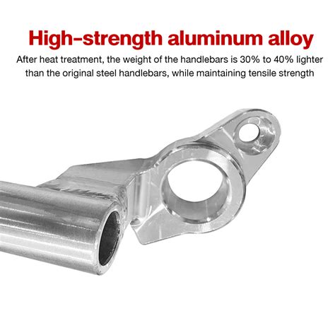 Alloy NUI Alloy Naked Handle Bar Raider 150 Carb R150 Fi Xrm Rs 125 Rs 150 High Rise
