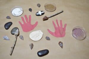 Stone Age Activities for Kids - Earth Paint, Rock Art and MORE!