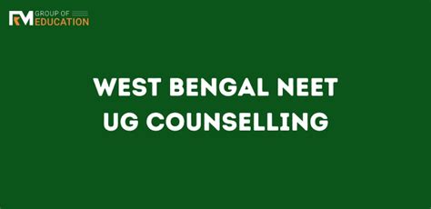 West Bengal NEET UG Counselling 2024 Special Stray Round Registration