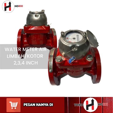 Jual Flow Meter Air Limbah Inch Meteran Air Limbah Inch