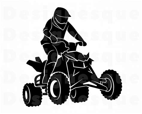 Atv Svg Atv Svg Wheeler Svg Atv Motocross Svg Atv Etsy