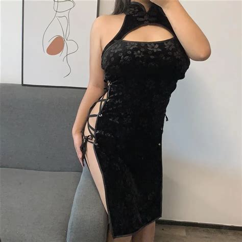 Plus Size Sexy Lingerie Women Sexy Strapping Seductive Cheongsam Uniform Republic Of China Style