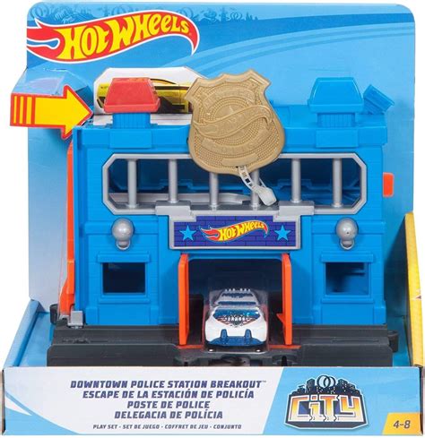 Delegacia City Hot Wheels Mattel FNB00 Amazon Br Brinquedos E Jogos