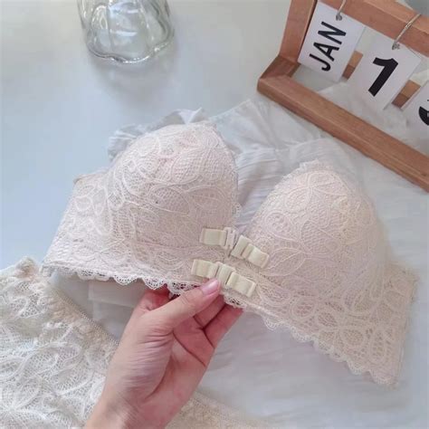 Soutien Gorge Soutien Gorge En Dentelle Pour Femmes Lingerie Sexy Petits Seins Sans Anneau En