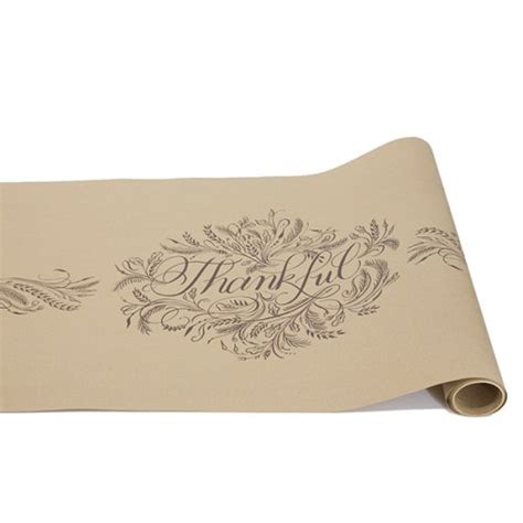 Thankful Kraft Paper Table Runner