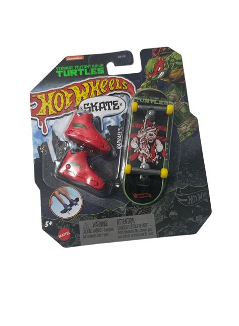 Hot Wheels SKATE TMNT Premium Teenage Mutant Ninja Turtles RAPHAEL HVK33 Free Bonus