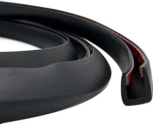 Tintvent Rubber Edge Trim Black Fits Edge U Channel Neoprene