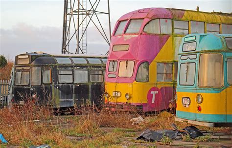 Stored Blackpool Trams Railcoach Balloon And Cla Flickr