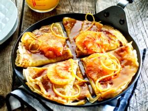 Crêpes suzette sans alcool facile découvrez les recettes de Cuisine