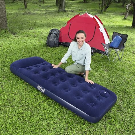 Bestway 67223 Inflatable Single Air Bed Camping Outdoor Indoor Air Mattress