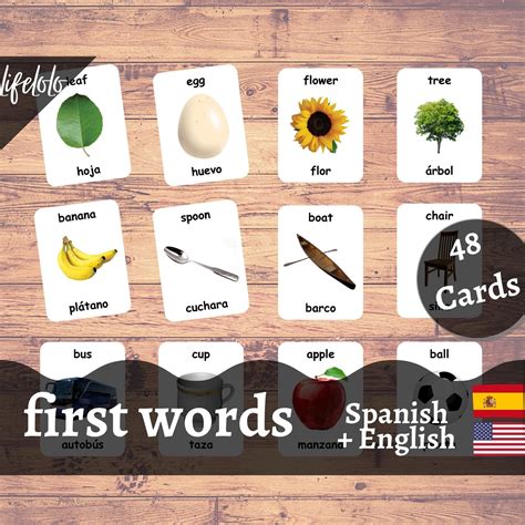 Printable Spanish Flash Cards For Beginners