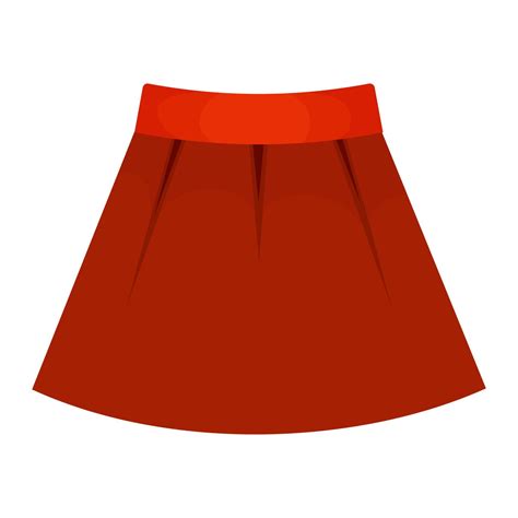 Jupe Rouge Pour Enfants De Dessin Anim Vecteur V Tements Clipart