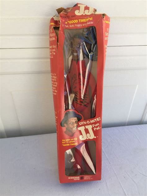 J J Action Figure Doll From Tv Series Good Times Dyn O Mite New In Box Box Has Damage