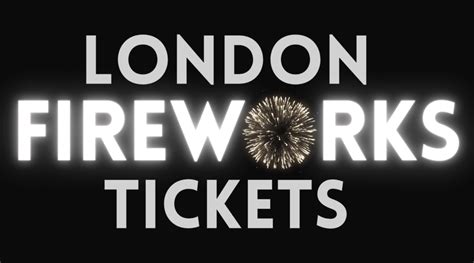 London NYE Fireworks Tickets 2024